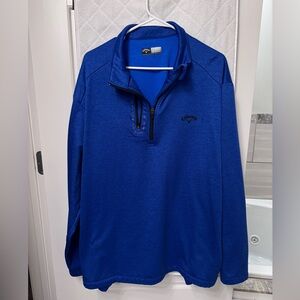 Callaway Blue Quarter-Zip Pullover